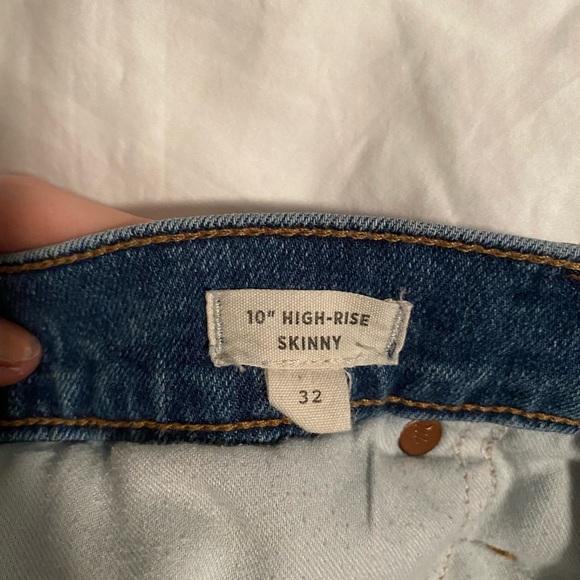 Madewell button front high waist skinny jeans (Dewitt wash) - Picture 2 of 8